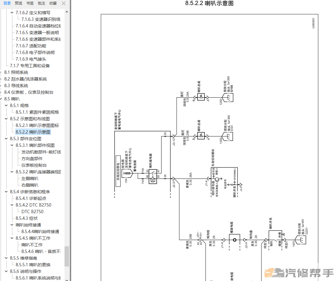 2005年款別克GL8陸尊原廠維修手冊電路圖線路圖資料下載