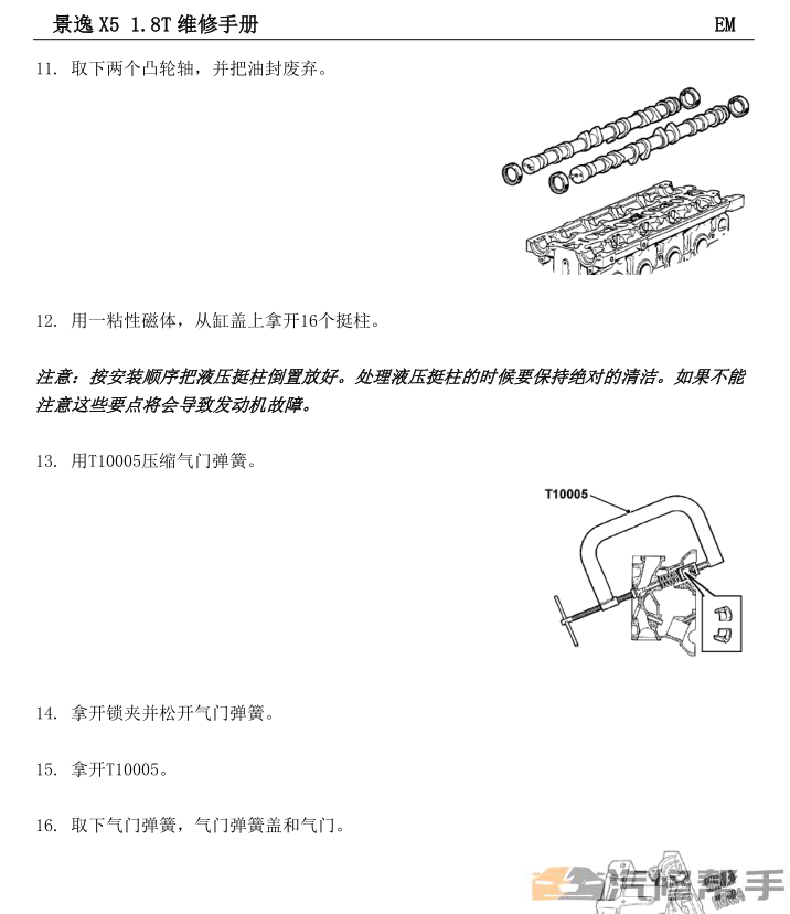 2016 2017年款東風風行景逸X5 1.8T維修手冊電路圖線路圖資料下載