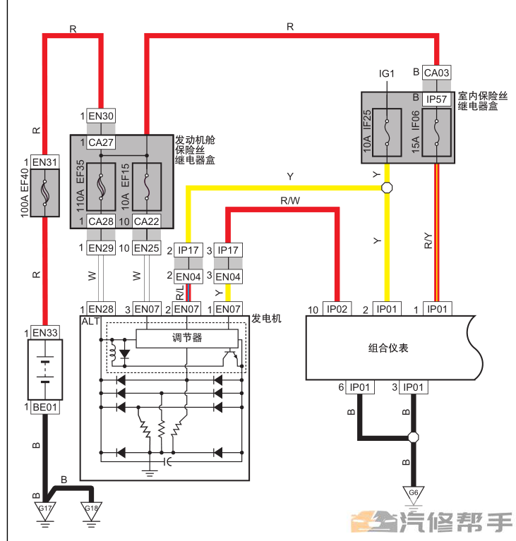 2010年款吉利帝豪EX718原廠電路圖線路圖資料下載