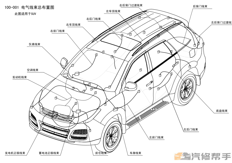 2013年款江鈴馭勝原廠維修手冊電路圖線路圖資料下載