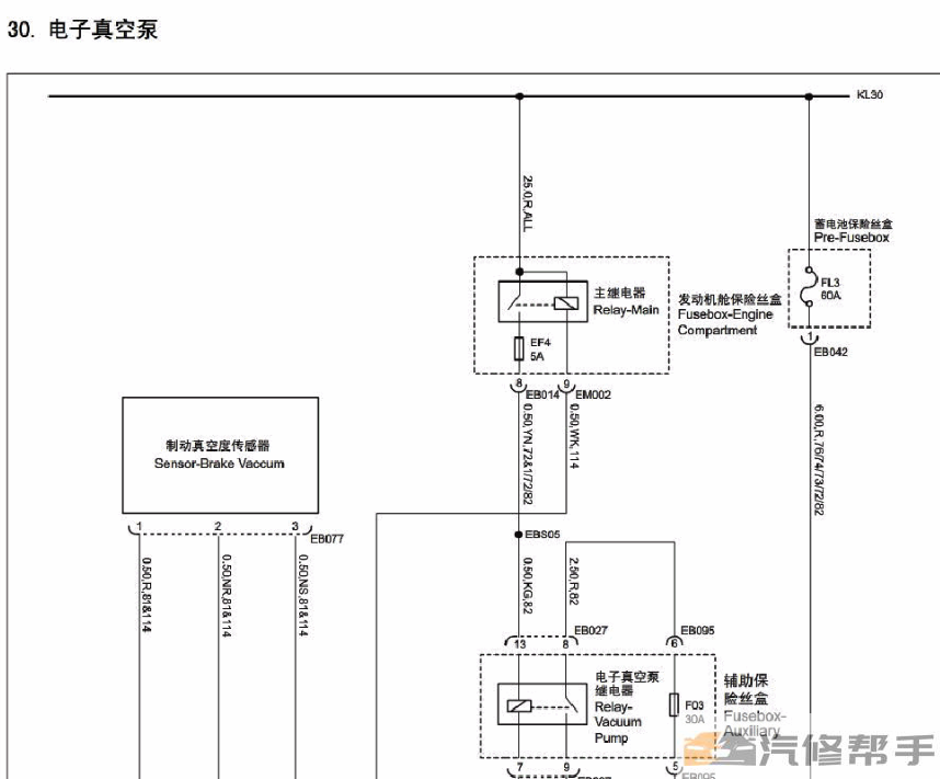 2014年款上汽榮威550原廠全車電路圖線路圖資料下載