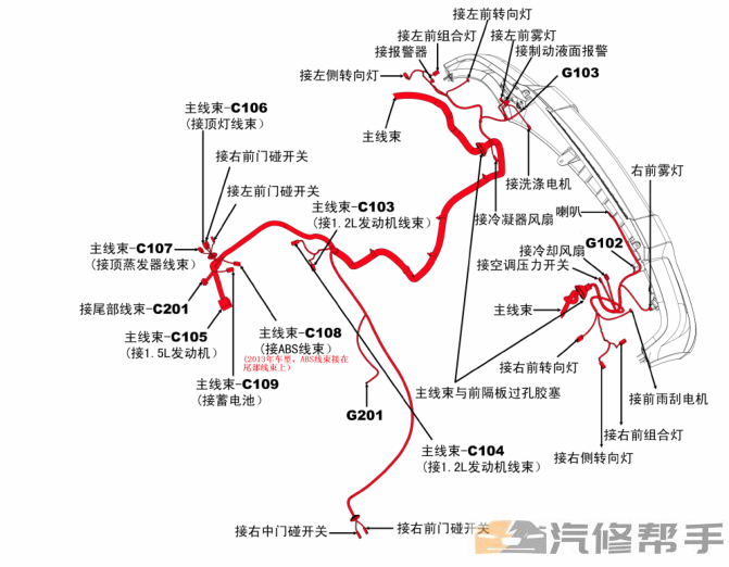 2015年款五菱榮光 榮光S電路圖線路圖資料下載