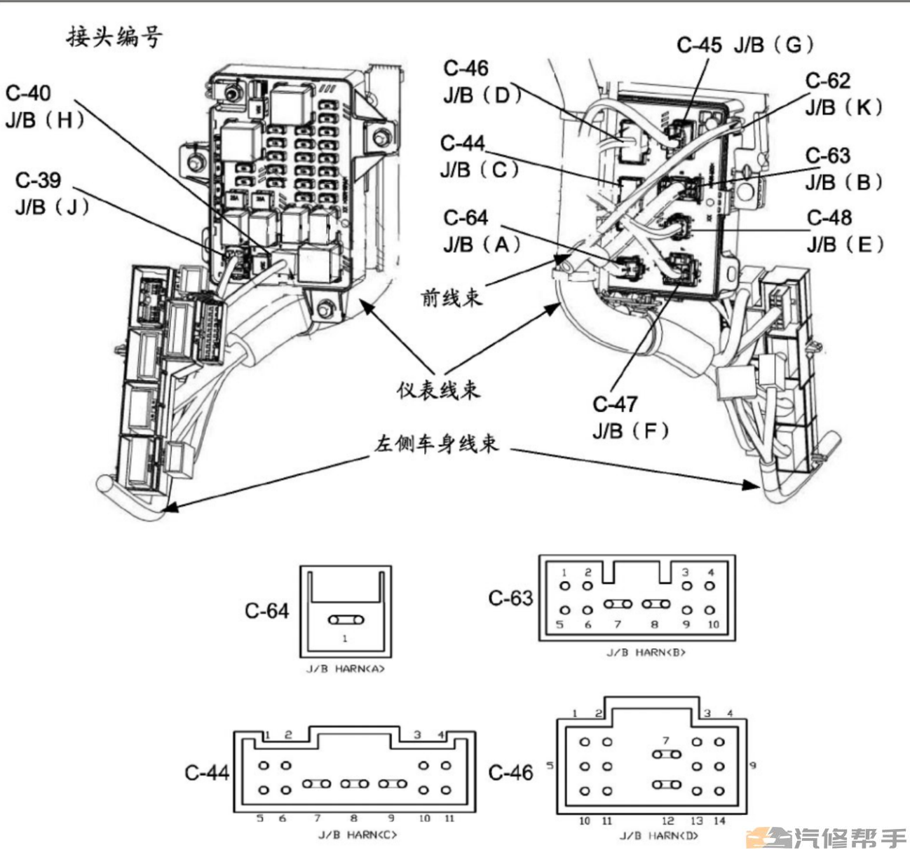 2014年款東南菱致V5 電路圖線路圖資料下載