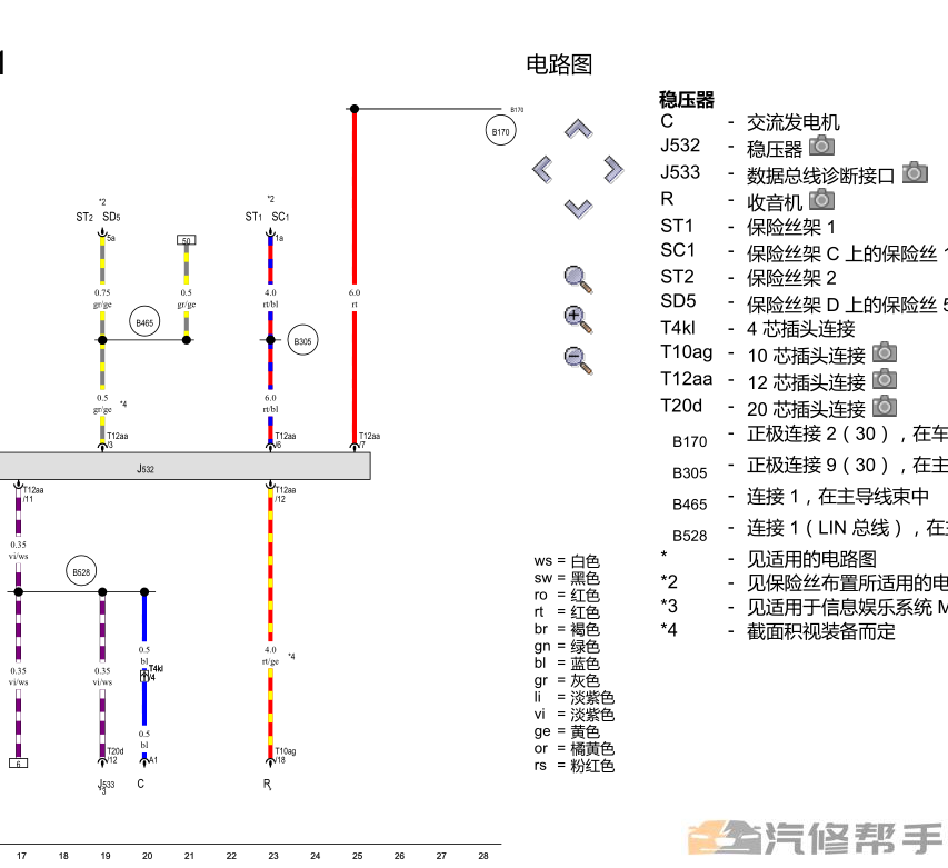 2015-2018年款奧迪a1維修手冊電路圖線路圖接線圖資料下載