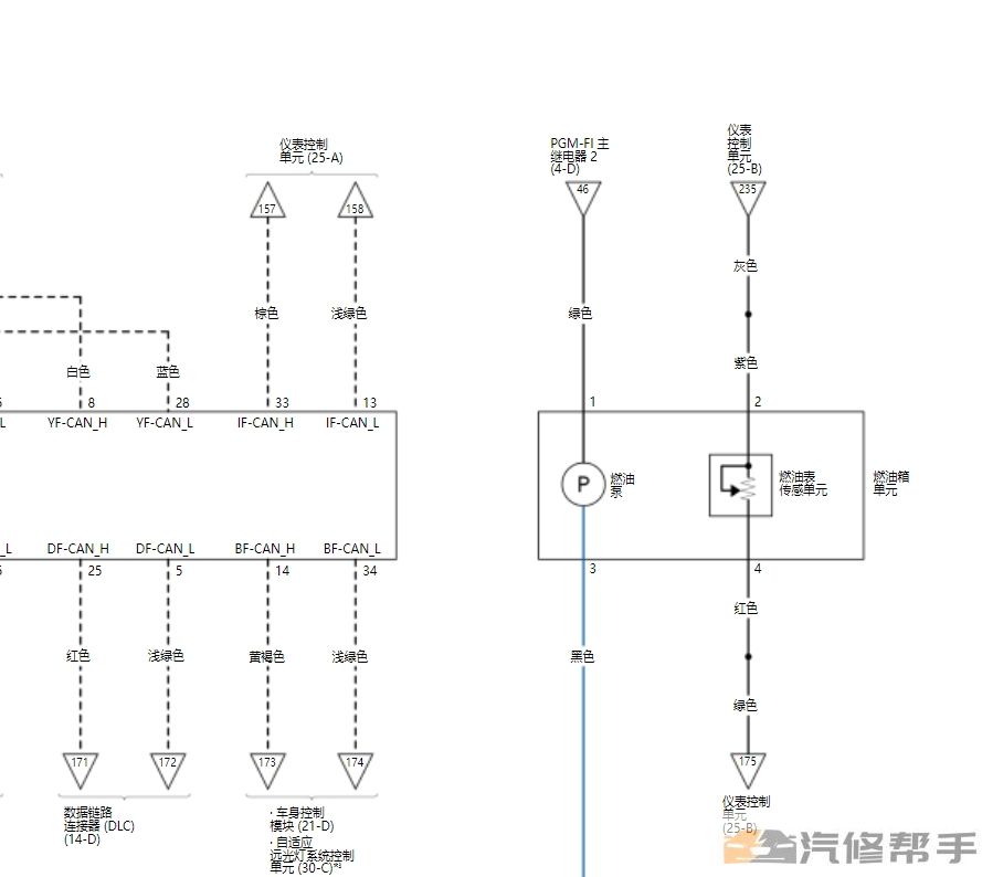 2023年廣汽本田致在（汽油）維修手冊電路圖線路接線資料下載