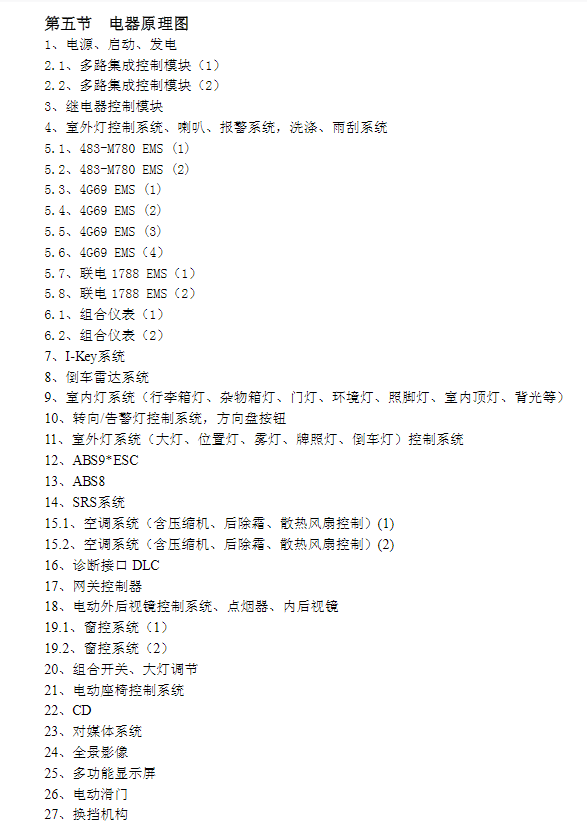 2013 2014年比亞迪M6維修電路圖資料下載