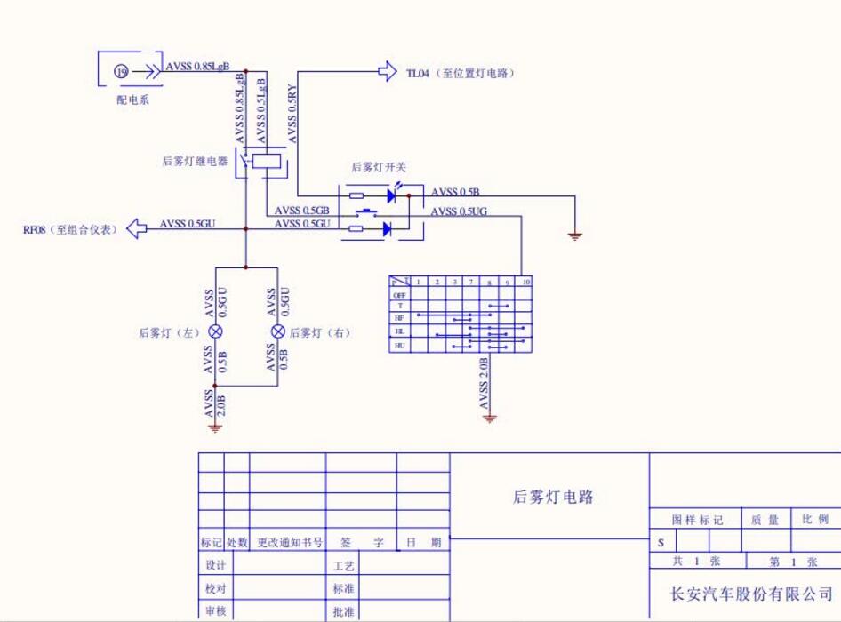 2006年款長安奔奔維修電路圖資料下載